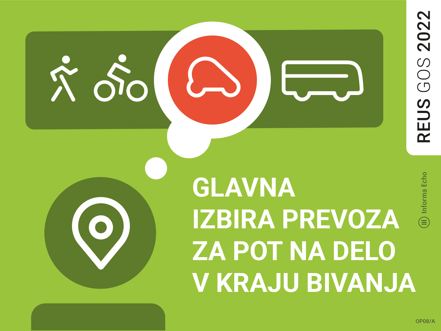 Osebni avtomobil je glavna izbira prevoza za pot na delo v kraju bivanja